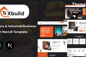 Xbuild – 工厂和工业业务 React NextJS 模板