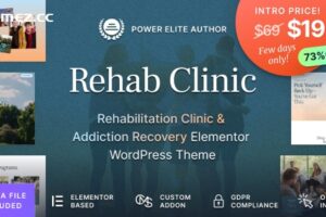 Rehab Clinic v1.0.1 – 成瘾康复中心 WordPress 主题