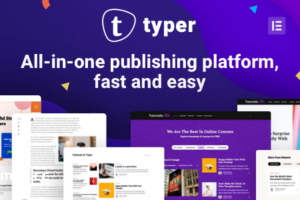 Typer v1.20.0 – 出色的博客和多作者发布主题