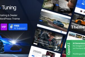 Tuning v1.0 – 汽车美容及经销商店 WordPress 主题