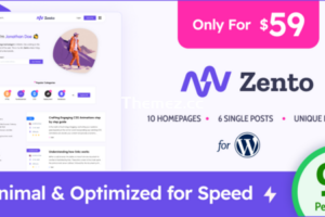 Zento v1.4.1 – 现代轻量级的 WordPress 博客