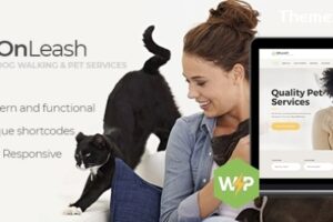 OnLeash v1.5.2 – 遛狗和宠物服务兽医 WordPress 主题