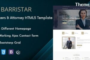 Barristar – 律师和律师事务所 HTML 模板