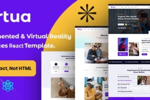 Vrtua – 增强现实和虚拟现实服务 React 模板