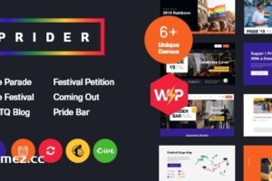 Pridor v1.1.1 – LGBT 和同性恋权利节 WordPress 主题 + 酒吧