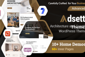 Adsett v1.0.6 – 建筑 WordPress 主题