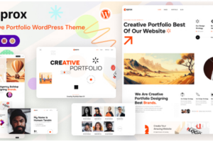 Ceprox v1.0.0 – 创意作品集 WordPress 主题