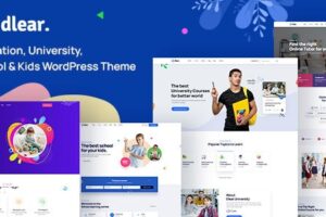 Dlear v1.0.7 – 教育、大学和学校 WordPress 主题