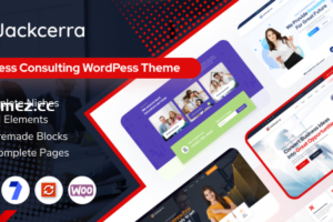 Jackcerra v1.0.2 – 商业咨询 WordPress 主题