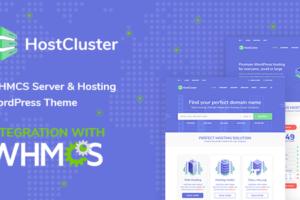 HostCluster v2.4.1 – WHMCS 服务器和托管 WordPress 主题 + RTL