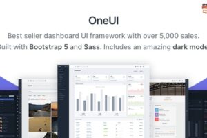 OneUI v5.10 – Bootstrap 5 管理仪表板模板、Vue 版本和 Laravel 11 入门套件