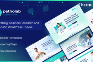 Patholab v1.0.5-实验室和科学研究 WordPress 主题