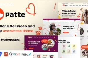 Patte v1.0 – 宠物护理和宠物店 WordPress 主题