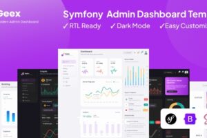 Geex – Symfony 响应式管理与仪表板模板