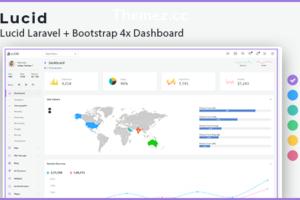 Lucid v2.0.0.0 – Laravel 11+ 管理仪表板模板