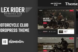 LexRider v1.6.6-摩托车俱乐部 WordPress 主题