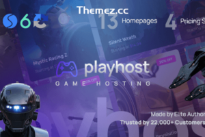 Playhost v1.0.2 – 游戏托管服务器网站模板