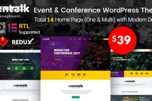 EvnTalk v1.7.5 – 活动会议 WordPress 主题