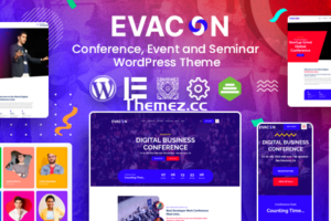 Evacon v1.0.10 – 活动和会议 WordPress 主题