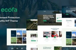 Ecofa v1.0.6 – 环境保护非营利组织 WordPress 主题