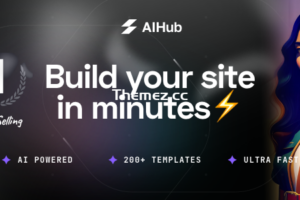 AIHub v1.3.4 – AI 驱动的初创企业和技术 WordPress 主题