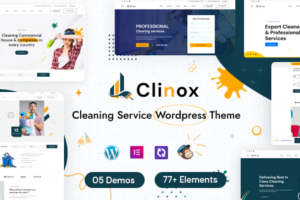 Clinox v1.0.5-清洁服务 WordPress 主题