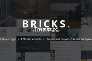 Bricks v1.4.8 – 建筑与建筑 WordPress 主题