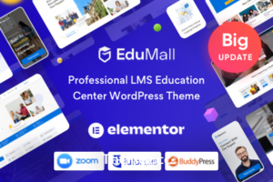 EduMall v4.0.6 – 专业 LMS 教育中心 WordPress 主题