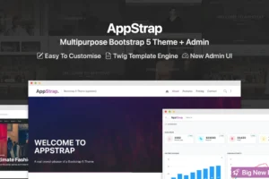 AppStrap v4.0 – 多用途 Bootstrap 5 主题 + 管理 UI