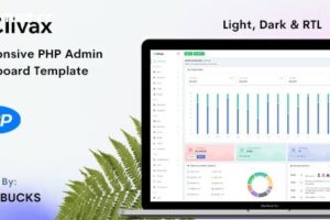 Clivax v1.0 – PHP 管理和仪表板模板