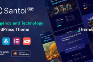 Santoi v1.2.1 – AI 机构和技术 WordPress 主题