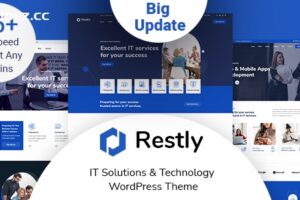 Restly v1.3.6 – IT 解决方案和技术 WordPress 主题