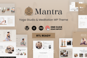 Mantra v1.0.2 – 瑜伽健身 WordPress 主题