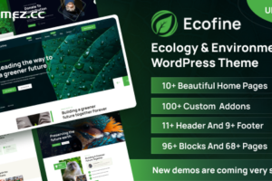 Ecofine v1.1.2 – 生态与环境 WordPress 主题