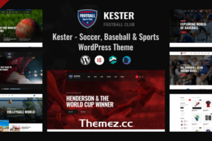 Kester v1.1.7 – 足球俱乐部和体育新闻 WordPress 主题