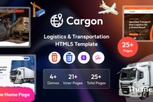 Cargon – 物流、货运及运输 HTML 模板