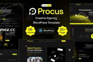 Procus v1.0-现代创意数字代理 WordPress 主题