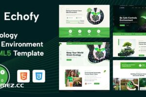 Echofy – 环境、生态和太阳能 HTML5 模板