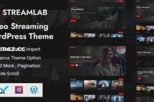 Streamlab v3.2 – 视频流 WordPress 主题