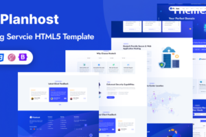 Planhost -HTML托管服务模板