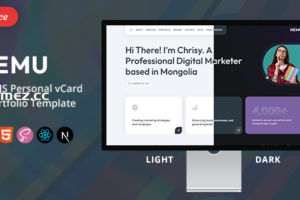 Nemu – NextJS 个人 vCard/Portfolio 模板