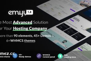 EMYUI v1.8.4 – 带有 WHMCS 模板的多用途网络托管