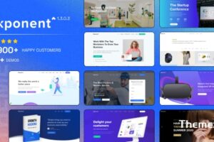 Exponent v1.3.0.7 – 现代多用途商业主题