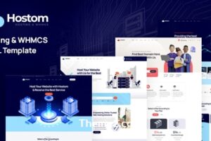 Hostom – 网站托管和 WHMCS HTML 模板