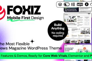 Foxiz v2.5.0 – WordPress 报纸新闻和杂志