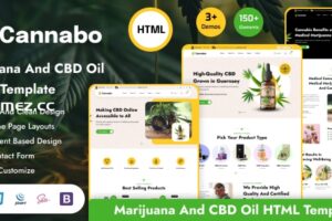 Cannabo – 医用大麻和大麻 HTML 模板