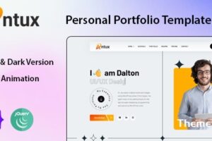 Antux – 个人作品集 HTML 模板