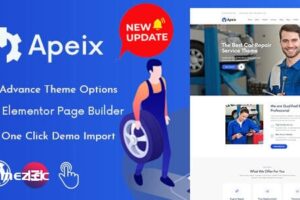 Apeix v2.0.1 – 汽车维修服务和汽车修理工 WordPress 主题