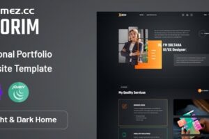 Xorim——个人作品集 HTML 模板