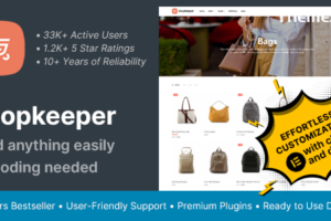 Shopkeeper v4.7 – 响应式 WordPress 主题